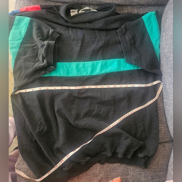 Vintage National Open Club Colourblock Polo. XL. 22ptp - Picture 6 of 7